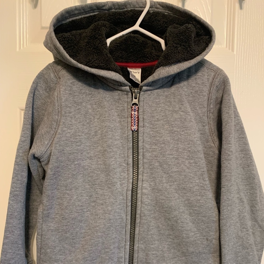 Carter’s fleece lined zipper jacket.